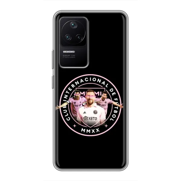 Чохол з принтом «Мессі в лого» для Xiaomi POCO F4 (5G)