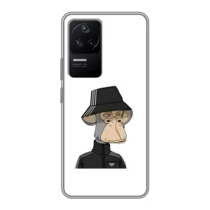 Чехлы с Обезьянами NFT для Xiaomi POCO F4 (5G) (AlphaPrint) (обезьяна NFT Adidas)
