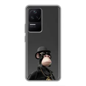 Чехлы с Обезьянами NFT для Xiaomi POCO F4 (5G) (AlphaPrint) (Обезьяна NFT)