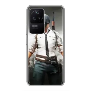 Чехол PUBG для Поко Ф4 (5G) (AlphaPrint)