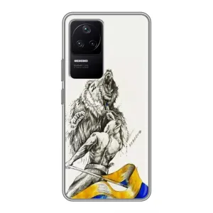 Чехлы Доброго вечора, ми за України для Поко Ф4 (5G) (AlphaPrint) (Победа)