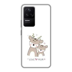 Чохли для мами на Xiaomi POCO F4 (5G) (Оленята мама і малюк)