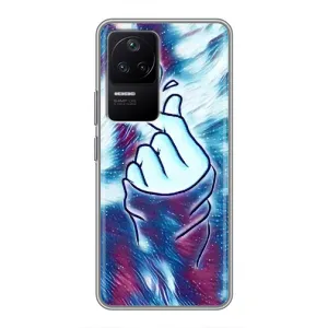 Чохол з принтом «Радужне серце» для Xiaomi POCO F4 (5G)