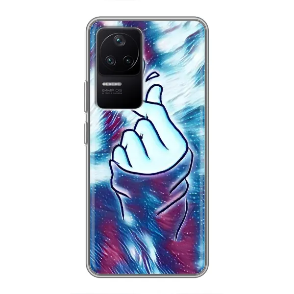 Чохол з принтом «Радужне серце» для Xiaomi POCO F4 (5G) Чохол з принтом «Радужне серце» для Xiaomi POCO F4 (5G)
