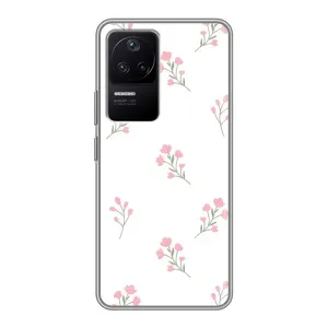 Чохол з розовим принтом для Xiaomi POCO F4 (5G) (Рожеві квіти)