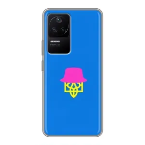 Чехлы для Xiaomi POCO F4 (5G)  Укр. Символика (AlphaPrint) (Шапка на гербу)