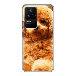 Чехлы с собаками для Xiaomi POCO F4 (5G) (VPrint) (Щенок Бишон)