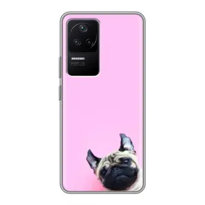 Чехлы с собаками для Xiaomi POCO F4 (5G) (VPrint) (Смешная собака)