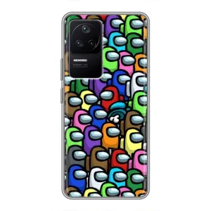Чехол Амонг Ас для Xiaomi POCO F4 (5G) (AlphaPrint) (Убит)