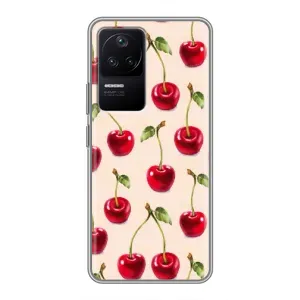 Чохли з фруктами для Xiaomi POCO F4 (5G) (VPrint) (Черешня)
