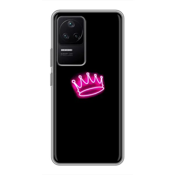 Чехол с принтом «Яркая корона» для Xiaomi POCO F4 (5G)