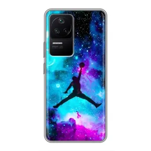 Чехлы для Xiaomi POCO F4 (5G) - с картинкой JORDAN (AlphaPrint) (Яркий Джордан)