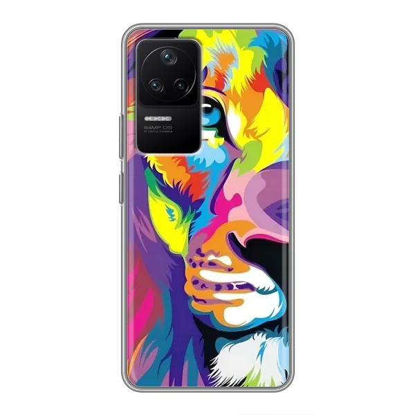 Чехол с принтом «Яркий Лев» для Xiaomi POCO F4 (5G) Чехол с принтом «Яркий Лев» для Xiaomi POCO F4 (5G)