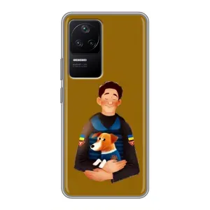 Чехлы с картинкой собаки Патрон для Xiaomi POCO F4 (5G) (AlphaPrint) (ЗСУ Патрон)