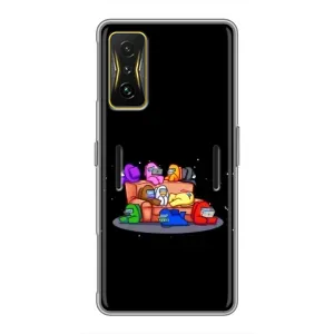 Чехол Амонг Ас для Xiaomi POCO F4 GT (AlphaPrint) (Амонг-ас)