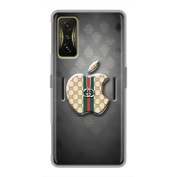 Чохол з принтом «Apple gucci» для Xiaomi POCO F4 GT Чохол з принтом «Apple gucci» для Xiaomi POCO F4 GT
