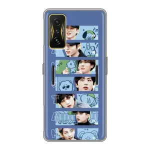Чехлы BTS для Xiaomi POCO F4 GT (AlphaPrint) (Bangtan)