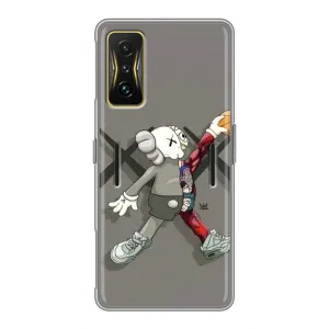 Чехлы для Xiaomi POCO F4 GT - Bearbrick Louis Vuitton (PREMIUMPrint) (Беарбрик Джордан)
