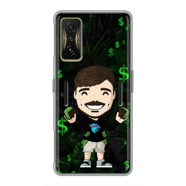 Чехол с принтом «Блогер Beast» для Xiaomi POCO F4 GT