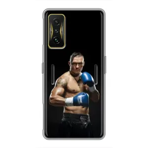 Чехол с картинкой Александр Усик для Xiaomi POCO F4 GT (Боксер Усик)