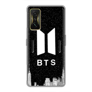 Чехлы BTS для Xiaomi POCO F4 GT (AlphaPrint) (БТС Лого)