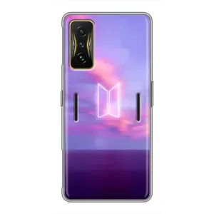 Чехлы BTS для Xiaomi POCO F4 GT (AlphaPrint) (BTS логотип)