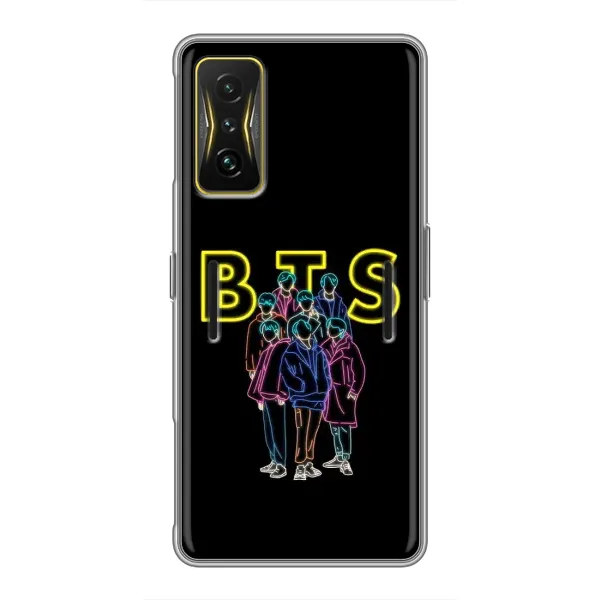 Чехол с принтом «BTS стайл» для Xiaomi POCO F4 GT