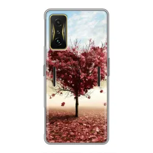 Чехлы для любимой на Поко Ф4 GT (VPrint) (Дерево сердце)