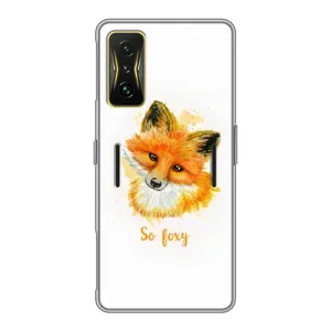 Чехлы с картинкой Лисички для Xiaomi POCO F4 GT (VPrint) (Девочка Лиса)