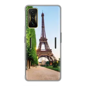 Чохол Ейфелева Вежа Xiaomi POCO F4 GT - (AlphaPrint) (Дорога до Парижу)