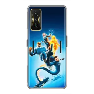 Чехол с принтом Фантастическая четверка для Xiaomi POCO F4 GT (Герои Фантастическая Четверка)