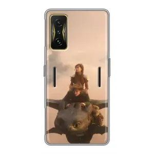 Чехол как приручить дракона на Xiaomi POCO F4 GT (Фильм дракон)