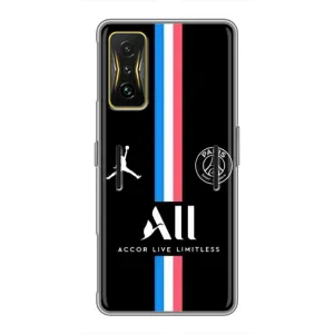 Чехлы PSG для Xiaomi POCO F4 GT (AlphaPrint) (футболка ПСЖ)