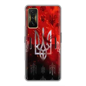 Украинские Чехлы для Xiaomi POCO F4 GT с картинкой УПА (AlphaPrint) (ГЕРБ УПА)
