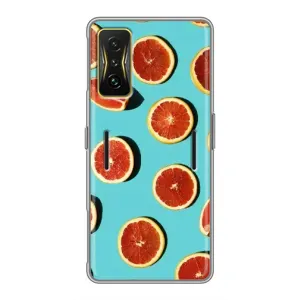 Чехлы с Фруктами для Xiaomi POCO F4 GT (VPrint) (Грейпфрут)