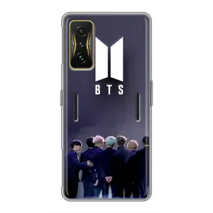 Чехлы BTS для Xiaomi POCO F4 GT (AlphaPrint) (Группа BTS)