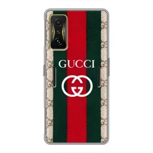Чехлы ГУЧЧИ для Поко Ф4 GT (AlphaPrint) (Gucci дизайн)