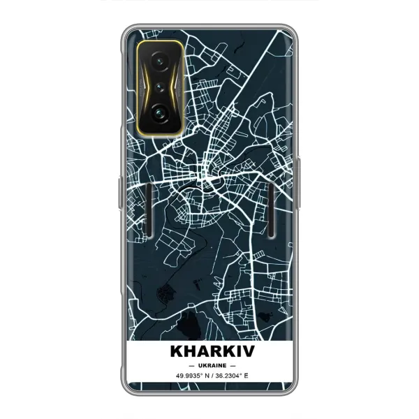 Чехол с принтом «Харьков» для Xiaomi POCO F4 GT