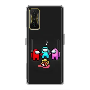 Чехол Амонг Ас для Xiaomi POCO F4 GT (AlphaPrint) (Импостер)