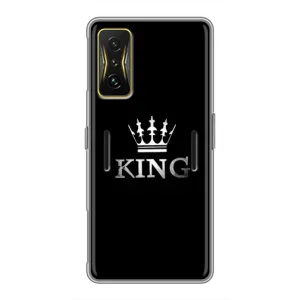 Чехол с Короной Поко Ф4 GT - (AlphaPrint) (KING)