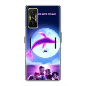 Чехлы BTS для Xiaomi POCO F4 GT (AlphaPrint) (КИТ BTS)