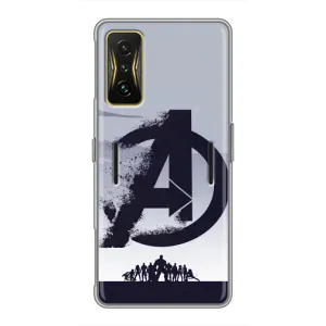 Чехлы с героями Марвел Xiaomi POCO F4 GT (VPrint) (Команда А)