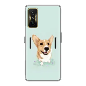 Чехлы с собаками для Xiaomi POCO F4 GT (VPrint) (Корги)