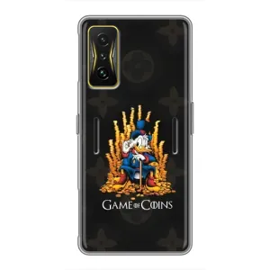 Чехлы для Xiaomi POCO F4 GT - Скрудж МакДак Louis Vuitton (PREMIUMPrint) (Король денег)