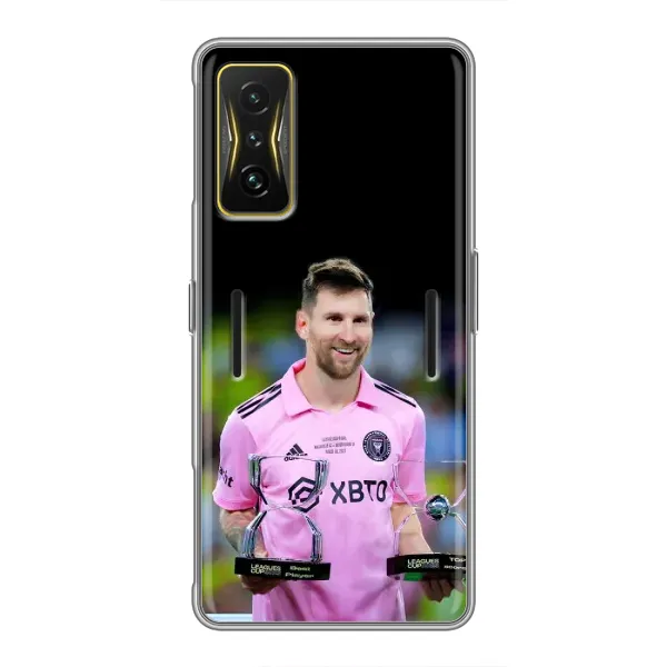 Чехол с принтом «Кубки Месси» для Xiaomi POCO F4 GT