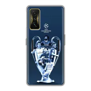 Чехлы для Xiaomi POCO F4 GT (VPrint) - Футбольные клубы (Кубок ЛЧ)
