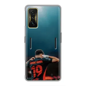 Чехол с футболистом Ламин Ямаль Xiaomi POCO F4 GT (Ламин 19)