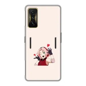Чехлы Персонажи Аниме Наруто для Xiaomi POCO F4 GT (AlphaPrint) (Лайк Сакура)