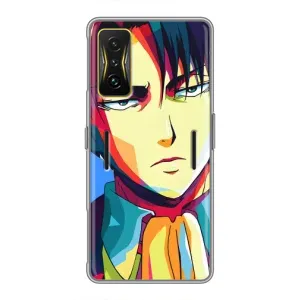 Чехлы Персонажи Аниме Наруто для Xiaomi POCO F4 GT (AlphaPrint) (Леви Аккерман)