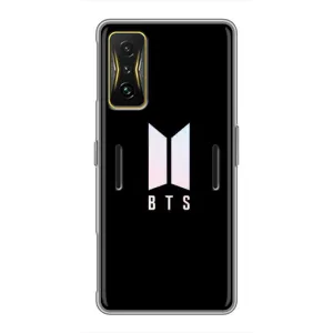 Чехлы BTS для Xiaomi POCO F4 GT (AlphaPrint) (Лого BTS)